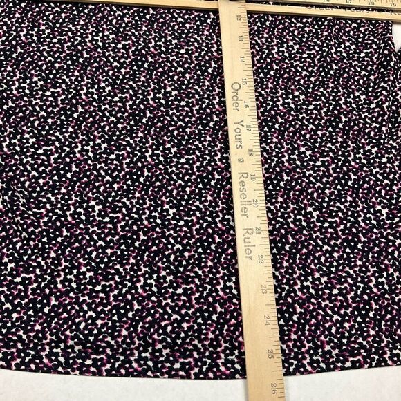 Ann Taylor Cowl Neck Blouse Printed Stretch Business Casual 3/4 Sleeve Top LARGE - Picture 7 of 11